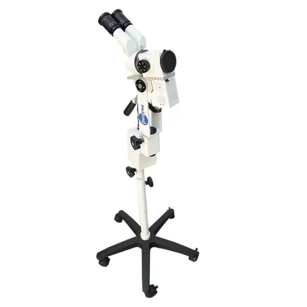 Colposcopio de pedestal PRZ-25 con luz LED y aumento óptico para ginecología
