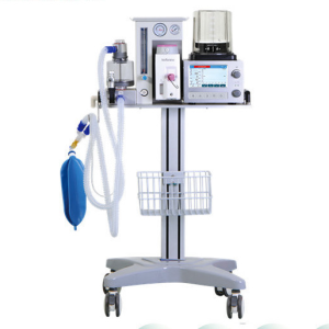 Máquina de Anestesia Veterinaria veterinaria PRZ-X28-V para animales, con modos avanzados de ventilación y diseño ergonómico.