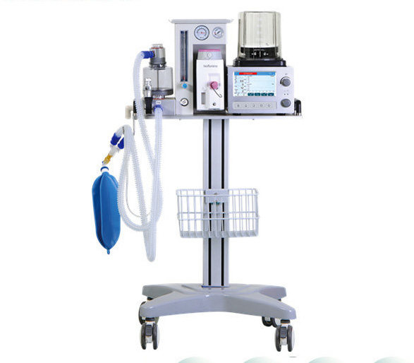 Máquina de Anestesia Veterinaria veterinaria PRZ-X28-V para animales, con modos avanzados de ventilación y diseño ergonómico.